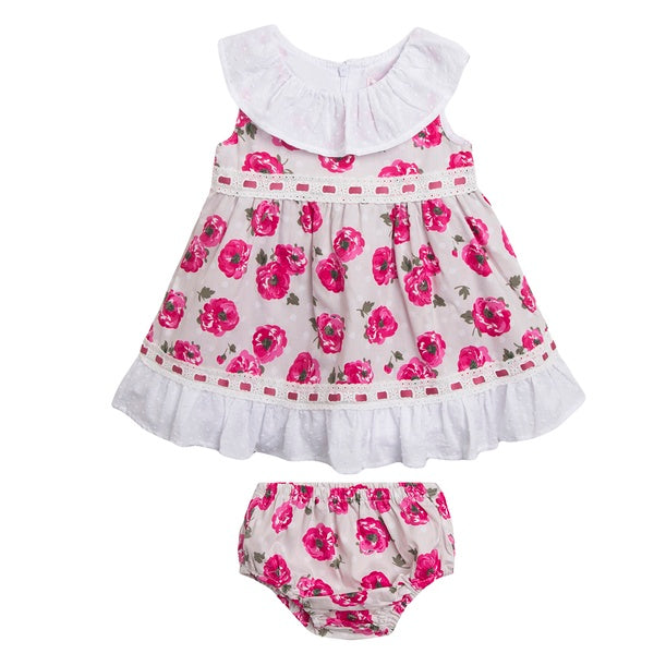 Vestido flores para bebé niña IVANNA